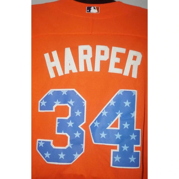Bryce Harper Washington Nationals 2013 All Star Jersey L 50 - Picture 5 of 9
